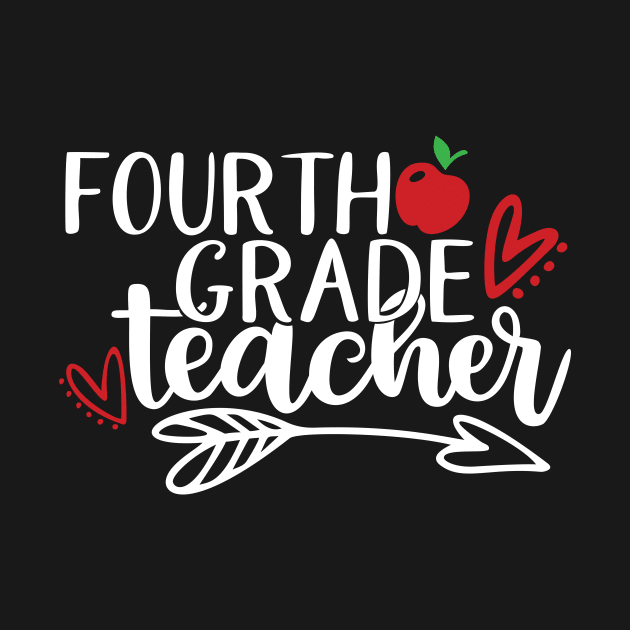 Fourth Grade Teacher by Coral Graphics