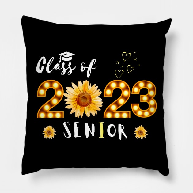 Class of 2023 senior Pillow by MikeMeineArts