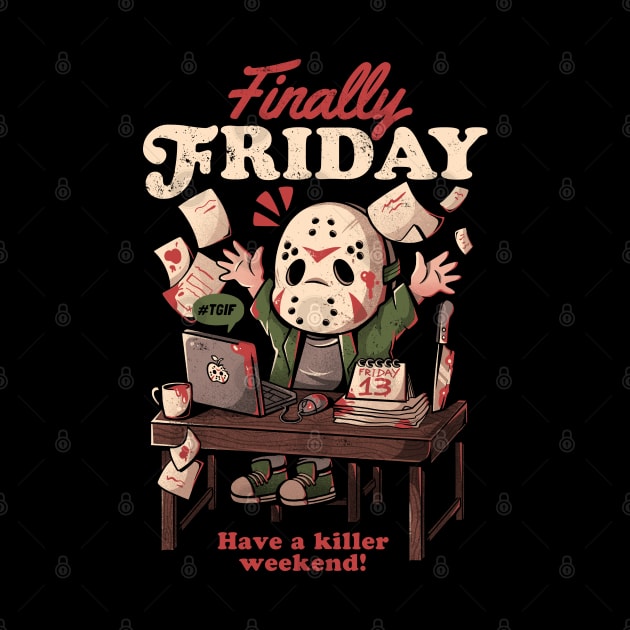 Finally Friday - Funny Office Halloween Gift by eduely