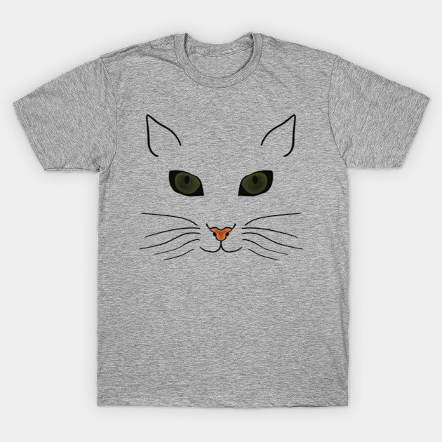 Cute Cat Face National Cat Day 2020 Cat Face Art T Shirt