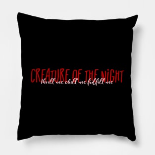 Creature of the Night Pillow