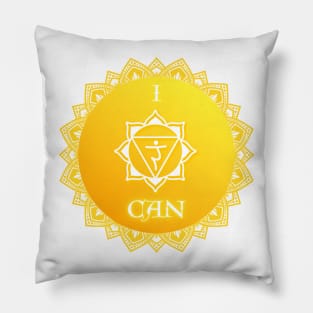 Solar Plexus Chakra Mantra - I Can Pillow