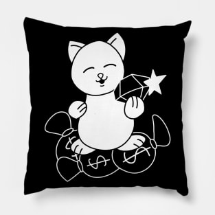 Gem Kitty Cat Pillow