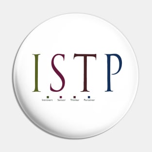 ISTP The Crafter, Myers-Briggs Personality Type Pin