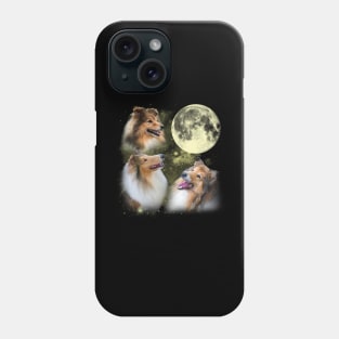 Collies The Moon Classic Dog Breed Phone Case