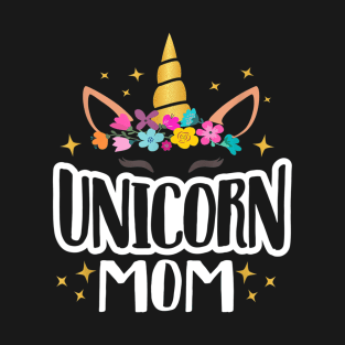 Unicorn Mom Unicorns Birthday Party Squad Matching T-Shirt