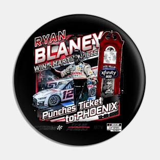 Ryan Blaney Xfinity 500 Race Winner Pin