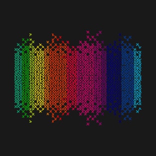 Pixel Rainbox pride love T-Shirt