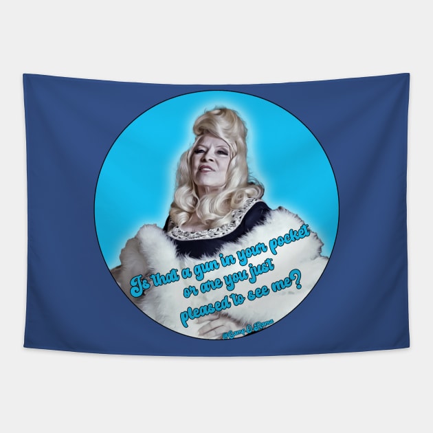 Mae West Tapestry by Camp.o.rama