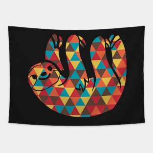 Just Hanging - Retro Mix Colours Tapestry