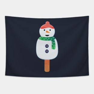 Christmas Snowman Festive Popsicle Tapestry