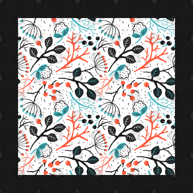 Floral Background Pattern by MarjanShop