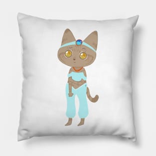 Jasmine cat Pillow