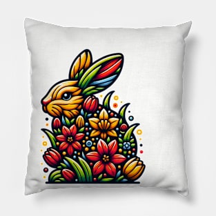 Spring Bunny Pillow