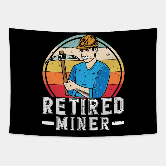 Retired Miner Tapestry by WyldbyDesign