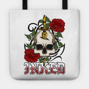 Inked Tattooed Tattoo Lovers & Tattoo Artists Tote