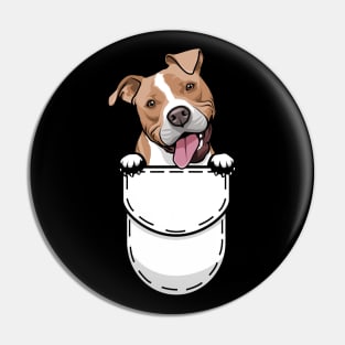 Pit Bull Pocket Dog Pin