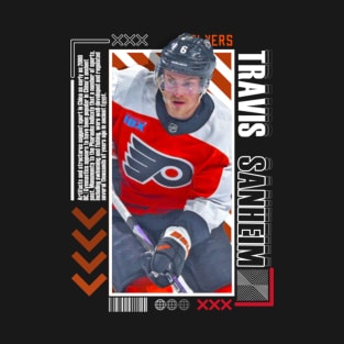 Travis Sanheim Paper Poster Version 10 T-Shirt