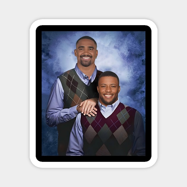 Philadelphia Football Jalen Hurts Saquon Barkley Step Brothers Jalen