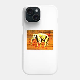 Elephant in Gold Phone Case