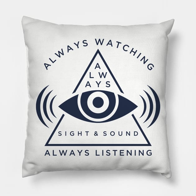 Always Navy Blue Pocket Pillow by sightsoundpod