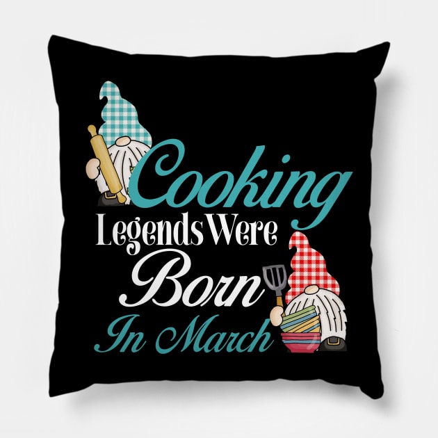 Funny cooking hobby baking cook chef Pillow by click2print