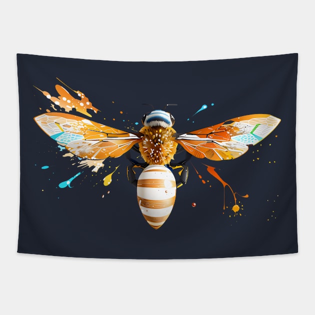 Virgo Bee Tapestry by Manzo Carey