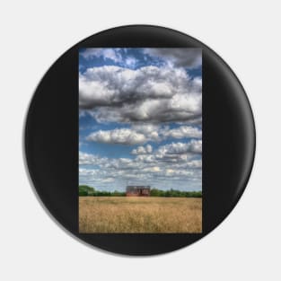 Grain Barn and Barley Field Pin