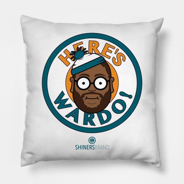 Here's Wardo! Pillow by shinersbrand