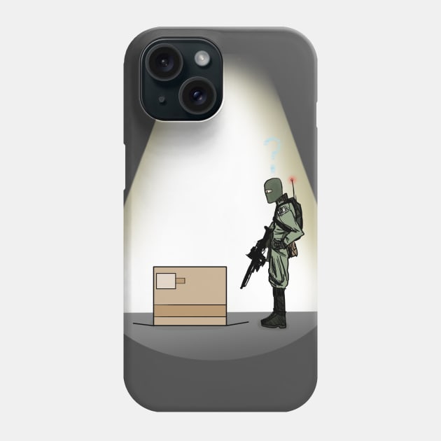 MGS "What's the box?" Phone Case by Six Gatsby