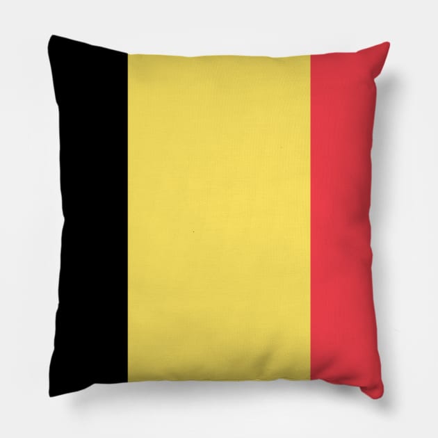 Belgium Pillow by Wickedcartoons