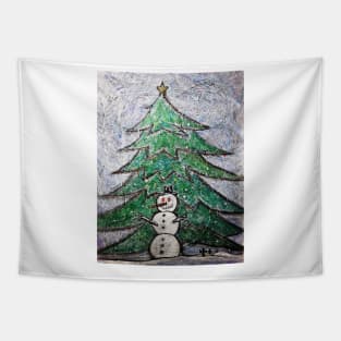 Snowman Tapestry