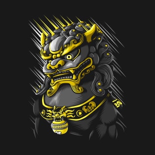 Chinese Dragon Gold T-Shirt