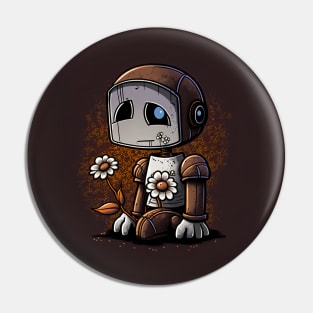 love,robots,daizy Pin