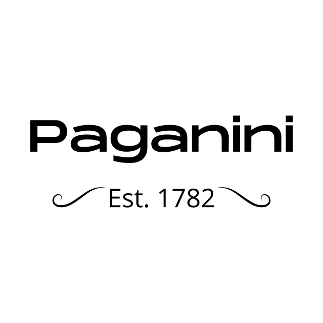 Paganini Est. 1782 by Rosettemusicandguitar