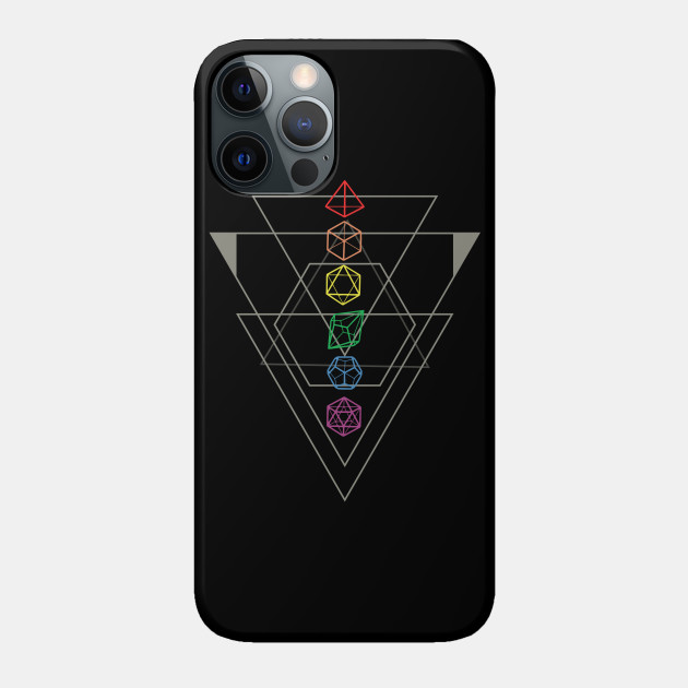 D&D Rainbow Dice - Dnd - Phone Case