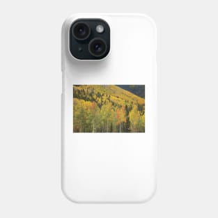 Quaking Aspen Trees In Autumn Santa Fe National Forest Near Santa Fe Phone Case