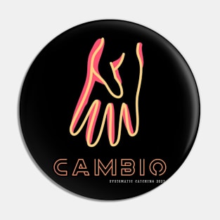 Cambio Sign Baseball Pin