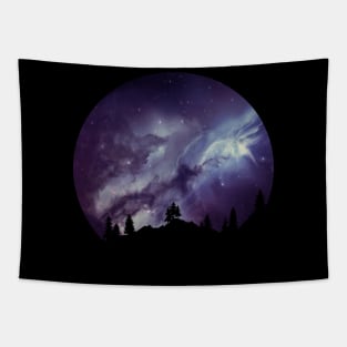 Starry Landscape Tapestry