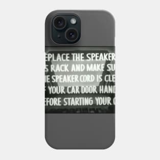 Drive In RETURN SPEAKER Phone Case