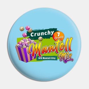 Mantell Mix Crunchy Snack Food Pin