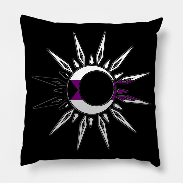 Demisexual Celestial Spiritual Demi Pride Sun Moon Boho Yoga Pillow by AmbersDesignsCo