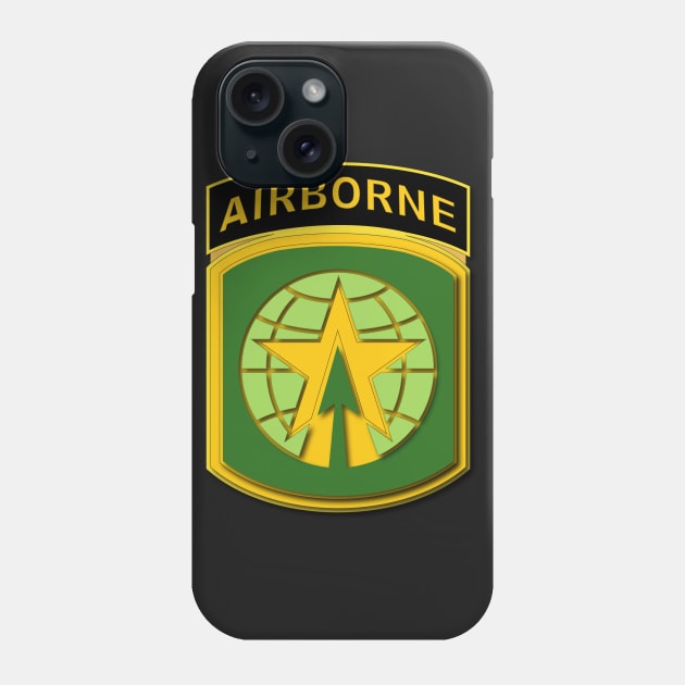 16th MP Bde w Airborne Tab wo Txt Phone Case by twix123844