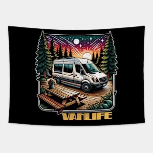 Mountain Vanlife Tapestry