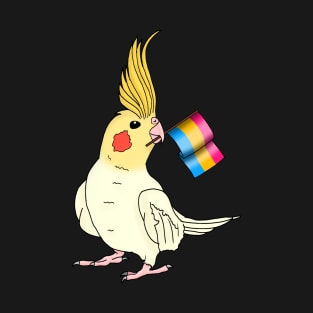 Pansexual Pride Cockatiel T-Shirt