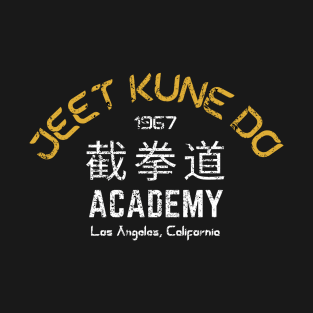 JKD Academy yellow distressed T-Shirt