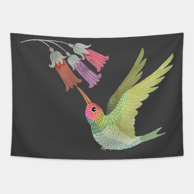 Hummingbird Tapestry by Rebelform