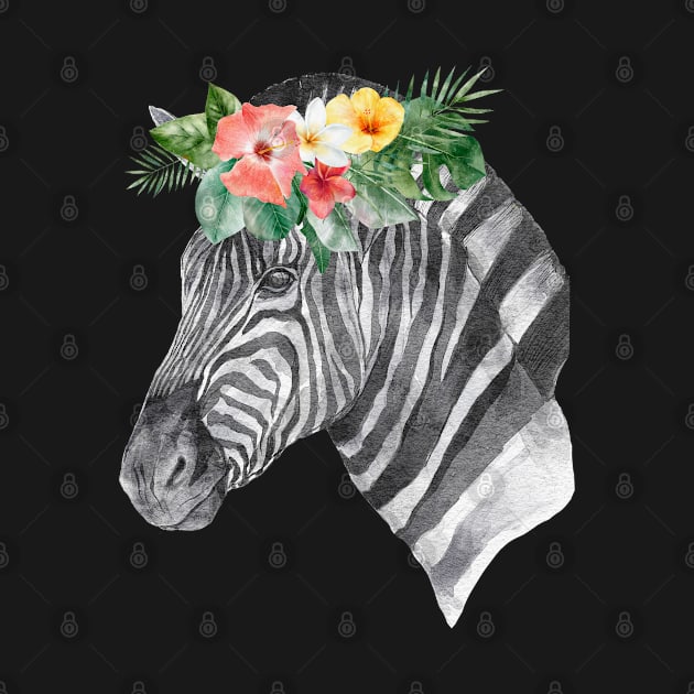 Portrait of a Zebra by Duck Cloud 9