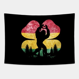 One Love Bigfoot Sasquatch Tapestry