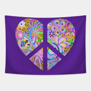 Abstract Hippie Art Tapestry